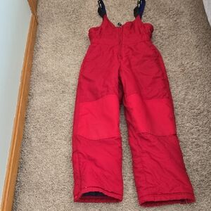 LLBean Red Kids Snow Pants